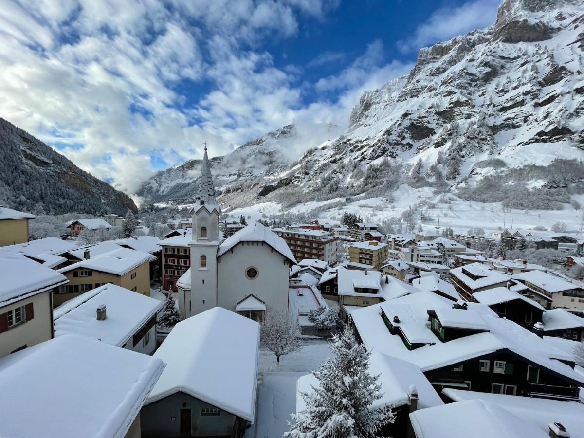 Hotel Restaurant Escher Leukerbad Eksteriør bilde